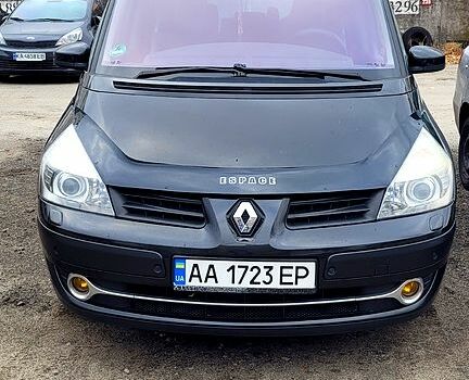 Черный Рено Эспейс, объемом двигателя 2 л и пробегом 330 тыс. км за 7350 $, фото 1 на Automoto.ua