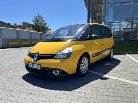 Рено Эспейс 2013 в Луцке на Automoto.ua Желтый Рено Эспейс, объемом двигателя 2 л и пробегом 257 тыс. км за 7500 $, фото 1 на Automoto.ua