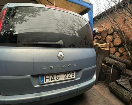 Серый Рено Эспейс, объемом двигателя 3 л и пробегом 200 тыс. км за 1000 $, фото 3 на Automoto.ua