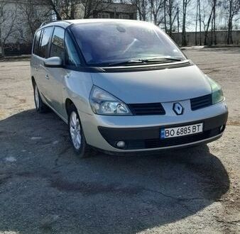 Серый Рено Эспейс, объемом двигателя 2.19 л и пробегом 388 тыс. км за 5000 $, фото 1 на Automoto.ua