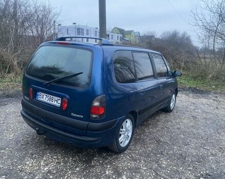 Синий Рено Эспейс, объемом двигателя 2 л и пробегом 318 тыс. км за 3750 $, фото 3 на Automoto.ua