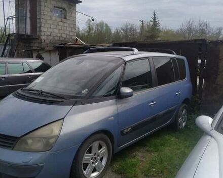 Рено Эспейс 2004 в Львове на Automoto.ua Синий Рено Эспейс, объемом двигателя 2.19 л и пробегом 330 тыс. км за 4300 $, фото 1 на Automoto.ua