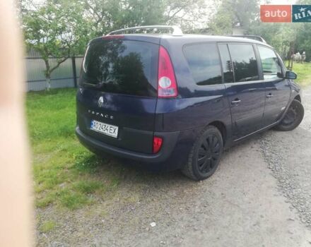 Синий Рено Эспейс, объемом двигателя 2.19 л и пробегом 250 тыс. км за 4000 $, фото 5 на Automoto.ua