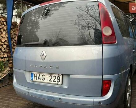 Синий Рено Эспейс, объемом двигателя 3 л и пробегом 200 тыс. км за 1000 $, фото 4 на Automoto.ua