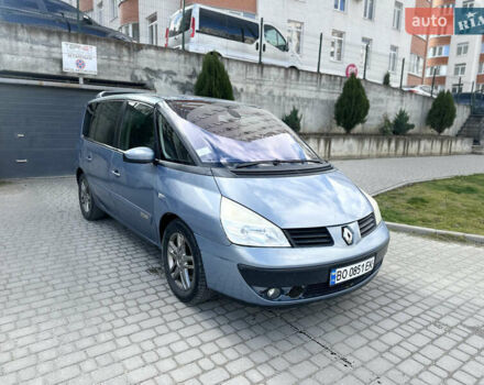 Рено Эспейс 2006 в Тернополе на Automoto.ua Синий Рено Эспейс, объемом двигателя 2.19 л и пробегом 350 тыс. км за 3300 $, фото 1 на Automoto.ua