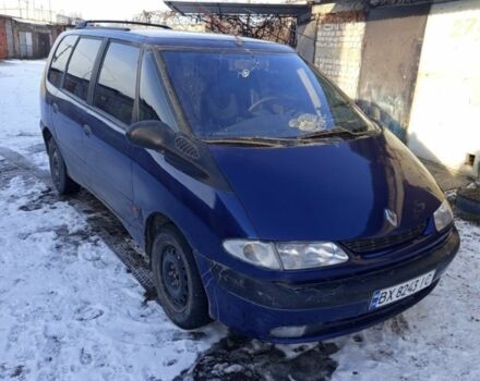 Синий Рено Эспейс, объемом двигателя 2 л и пробегом 30 тыс. км за 3450 $, фото 1 на Automoto.ua