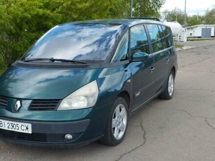 Рено Эспейс 2003 в Конотопе на Automoto.ua Зеленый Рено Эспейс, объемом двигателя 1.9 л и пробегом 250 тыс. км за 3999 $, фото 1 на Automoto.ua