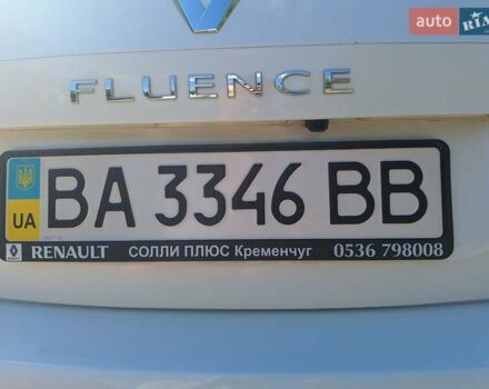 Белый Рено Флюенс, объемом двигателя 1.5 л и пробегом 193 тыс. км за 7300 $, фото 16 на Automoto.ua