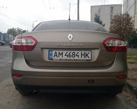 Бежевий Рено Флюенс, об'ємом двигуна 1.46 л та пробігом 210 тис. км за 6300 $, фото 4 на Automoto.ua