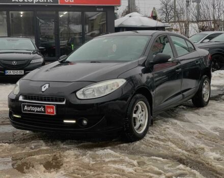 Черный Рено Флюенс, объемом двигателя 1.6 л и пробегом 195 тыс. км за 5890 $, фото 1 на Automoto.ua