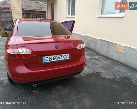 Червоний Рено Флюенс, об'ємом двигуна 1.6 л та пробігом 255 тис. км за 7400 $, фото 7 на Automoto.ua