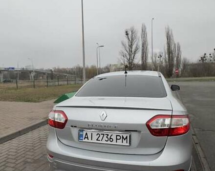 Серый Рено Флюенс, объемом двигателя 1.5 л и пробегом 196 тыс. км за 8500 $, фото 4 на Automoto.ua
