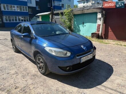 Синий Рено Флюенс, объемом двигателя 1.6 л и пробегом 350 тыс. км за 3900 $, фото 1 на Automoto.ua