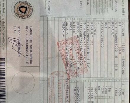 Білий Рено Гранд Сценік, об'ємом двигуна 0 л та пробігом 192 тис. км за 16500 $, фото 30 на Automoto.ua