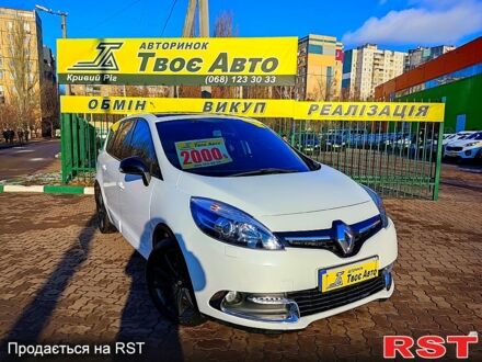 Рено Гранд Сценик 2013 в Кривом Роге на Automoto.ua Белый Рено Гранд Сценик, объемом двигателя 15 л и пробегом 334 тыс. км за 9300 $, фото 1 на Automoto.ua
