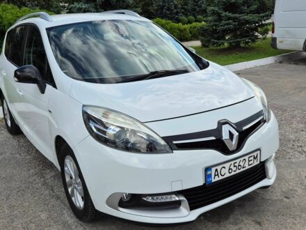 Белый Рено Гранд Сценик, объемом двигателя 1.5 л и пробегом 166 тыс. км за 267 $, фото 1 на Automoto.ua