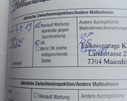 Чорний Рено Гранд Сценік, об'ємом двигуна 1.6 л та пробігом 168 тис. км за 9500 $, фото 12 на Automoto.ua