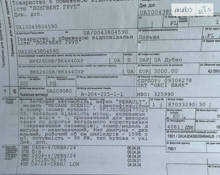 Черный Рено Гранд Сценик, объемом двигателя 1.6 л и пробегом 242 тыс. км за 9999 $, фото 60 на Automoto.ua