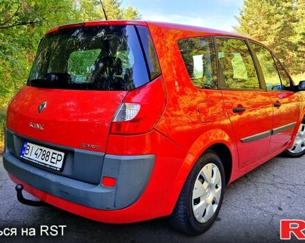 Красный Рено Гранд Сценик, объемом двигателя 1.6 л и пробегом 195 тыс. км за 4750 $, фото 2 на Automoto.ua