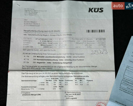 Серый Рено Гранд Сценик, объемом двигателя 1.5 л и пробегом 239 тыс. км за 9350 $, фото 68 на Automoto.ua