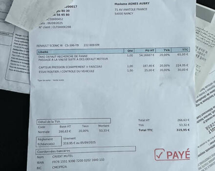 Сірий Рено Гранд Сценік, об'ємом двигуна 1.5 л та пробігом 225 тис. км за 10899 $, фото 65 на Automoto.ua