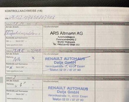 Серый Рено Гранд Сценик, объемом двигателя 1.5 л и пробегом 167 тыс. км за 10400 $, фото 62 на Automoto.ua