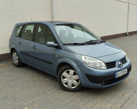 Синий Рено Гранд Сценик, объемом двигателя 2 л и пробегом 205 тыс. км за 4800 $, фото 2 на Automoto.ua
