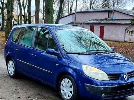 Рено Гранд Сценик 2005 в Конотопе на Automoto.ua Синий Рено Гранд Сценик, объемом двигателя 16 л и пробегом 260 тыс. км за 4650 $, фото 1 на Automoto.ua