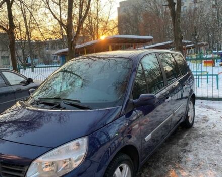 Синий Рено Гранд Сценик, объемом двигателя 1.6 л и пробегом 229 тыс. км за 5950 $, фото 1 на Automoto.ua