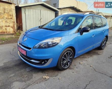 Синий Рено Гранд Сценик, объемом двигателя 1.6 л и пробегом 209 тыс. км за 9800 $, фото 1 на Automoto.ua