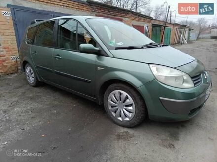 Рено Гранд Сценик 2005 в Казатине на Automoto.ua Зеленый Рено Гранд Сценик, объемом двигателя 2 л и пробегом 280 тыс. км за 4650 $, фото 1 на Automoto.ua