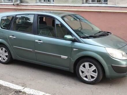 Рено Гранд Сценик 2006 в Тульчине на Automoto.ua Зеленый Рено Гранд Сценик, объемом двигателя 1.6 л и пробегом 158 тыс. км за 5500 $, фото 1 на Automoto.ua