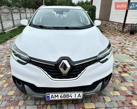 Белый Рено Kadjar, объемом двигателя 1.6 л и пробегом 209 тыс. км за 14100 $, фото 1 на Automoto.ua