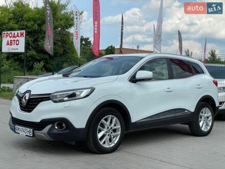 Белый Рено Kadjar, объемом двигателя 1.5 л и пробегом 252 тыс. км за 14999 $, фото 1 на Automoto.ua