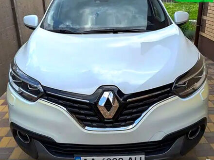 Белый Рено Kadjar, объемом двигателя 1.5 л и пробегом 90 тыс. км за 18000 $, фото 1 на Automoto.ua