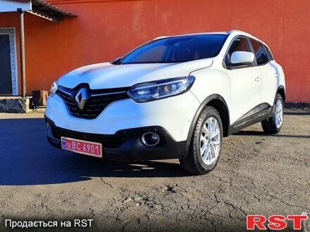 Белый Рено Kadjar, объемом двигателя 1.6 л и пробегом 119 тыс. км за 16300 $, фото 1 на Automoto.ua