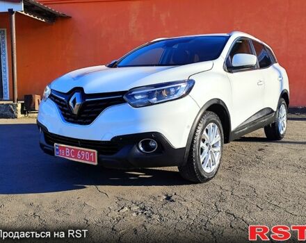 Белый Рено Kadjar, объемом двигателя 1.6 л и пробегом 119 тыс. км за 16300 $, фото 1 на Automoto.ua