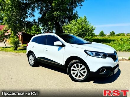 Білий Рено Kadjar, об'ємом двигуна 1.5 л та пробігом 67 тис. км за 18500 $, фото 1 на Automoto.ua