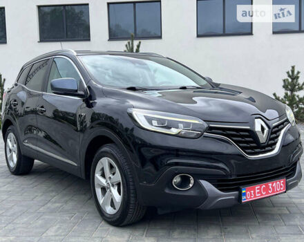 Черный Рено Kadjar, объемом двигателя 1.6 л и пробегом 161 тыс. км за 14999 $, фото 1 на Automoto.ua