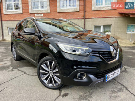 Черный Рено Kadjar, объемом двигателя 1.5 л и пробегом 237 тыс. км за 15400 $, фото 1 на Automoto.ua