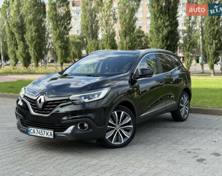Черный Рено Kadjar, объемом двигателя 1.5 л и пробегом 140 тыс. км за 16999 $, фото 1 на Automoto.ua