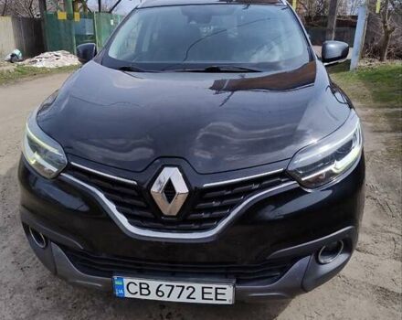 Черный Рено Kadjar, объемом двигателя 1.6 л и пробегом 165 тыс. км за 16500 $, фото 1 на Automoto.ua