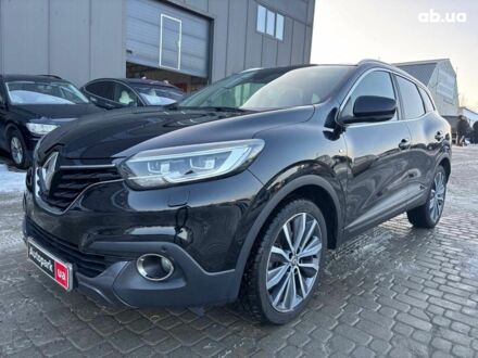 Черный Рено Kadjar, объемом двигателя 1.5 л и пробегом 142 тыс. км за 19490 $, фото 1 на Automoto.ua