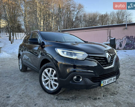 Черный Рено Kadjar, объемом двигателя 1.46 л и пробегом 110 тыс. км за 16350 $, фото 1 на Automoto.ua
