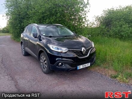 Черный Рено Kadjar, объемом двигателя 1.5 л и пробегом 160 тыс. км за 17500 $, фото 1 на Automoto.ua
