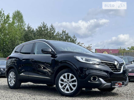 Черный Рено Kadjar, объемом двигателя 1.5 л и пробегом 144 тыс. км за 17168 $, фото 1 на Automoto.ua