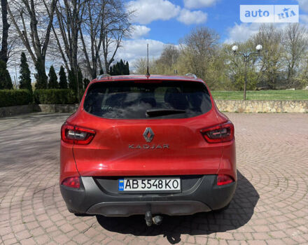 Красный Рено Kadjar, объемом двигателя 1.6 л и пробегом 170 тыс. км за 14750 $, фото 12 на Automoto.ua