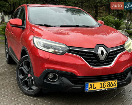 Красный Рено Kadjar, объемом двигателя 1.5 л и пробегом 195 тыс. км за 14444 $, фото 1 на Automoto.ua
