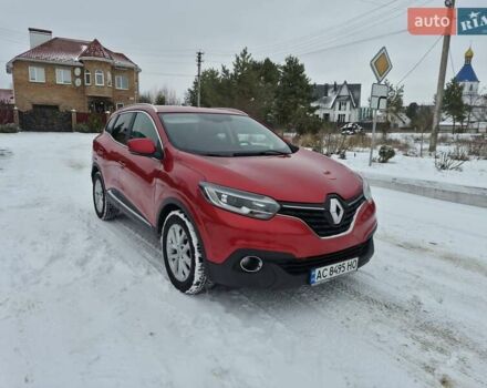 Красный Рено Kadjar, объемом двигателя 1.5 л и пробегом 264 тыс. км за 13450 $, фото 1 на Automoto.ua