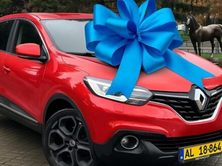Красный Рено Kadjar, объемом двигателя 1.5 л и пробегом 195 тыс. км за 14444 $, фото 1 на Automoto.ua